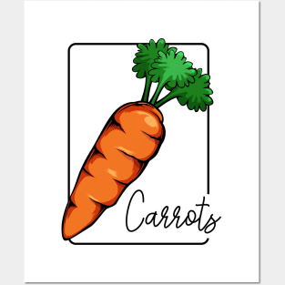 Carrot Posters and Art